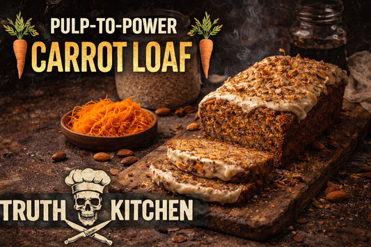 Pulp-to-Power Carrot Cake Loaf