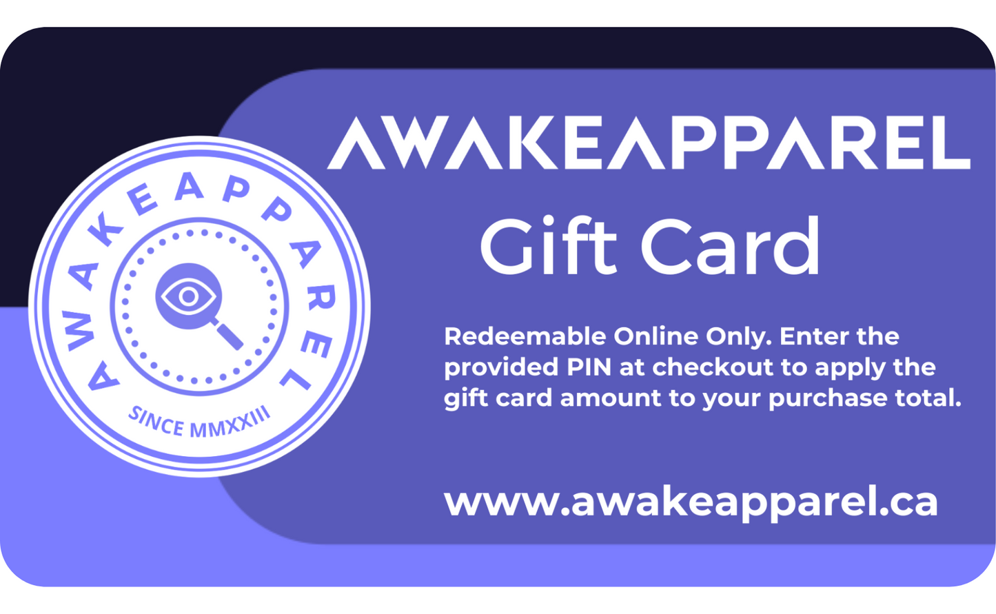 Carte-cadeau Awake Apparel