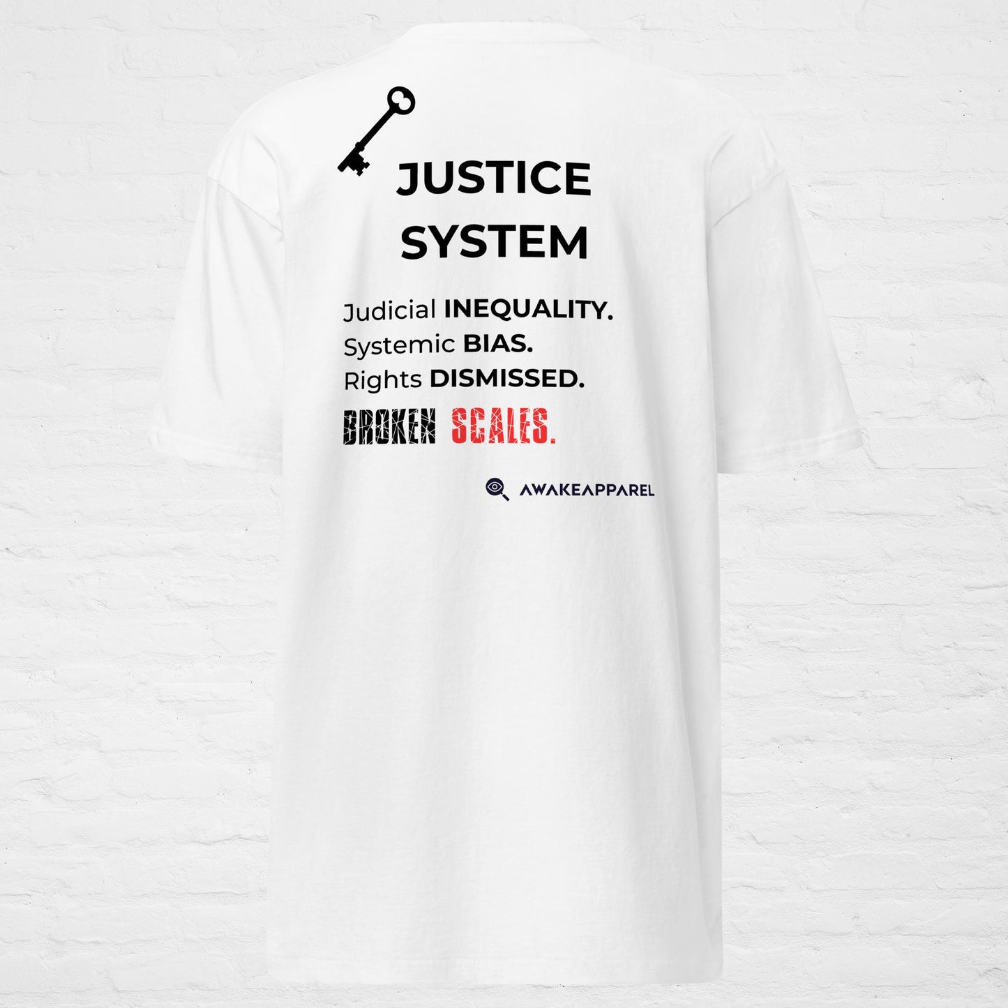 Colección KYE: Sistema de justicia - Camiseta - Hombre