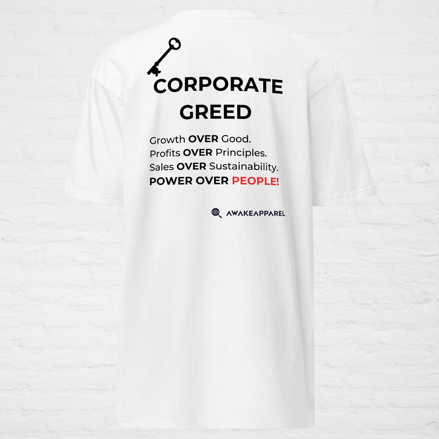 KYE Collection: Corporate Greed - T-Shirt - Men's