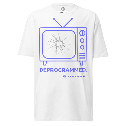 IMPACT - Deprogrammed - Camiseta premium de peso pesado para hombre