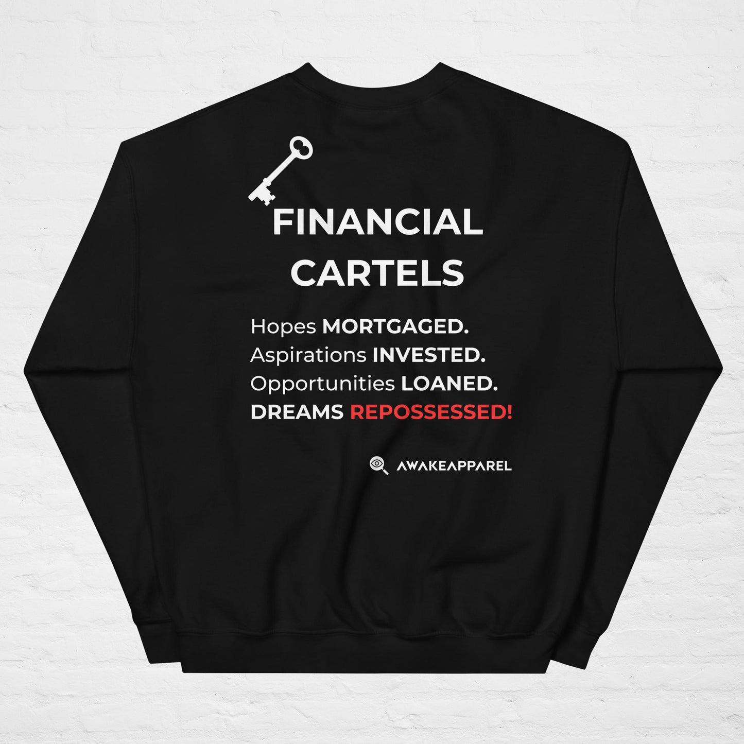 Colección KYE: Carteles financieros - Unisex - Sudadera