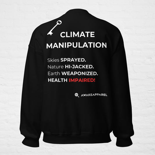 Collection KYE : Manipulation climatique – Unisexe – Sweat-shirt