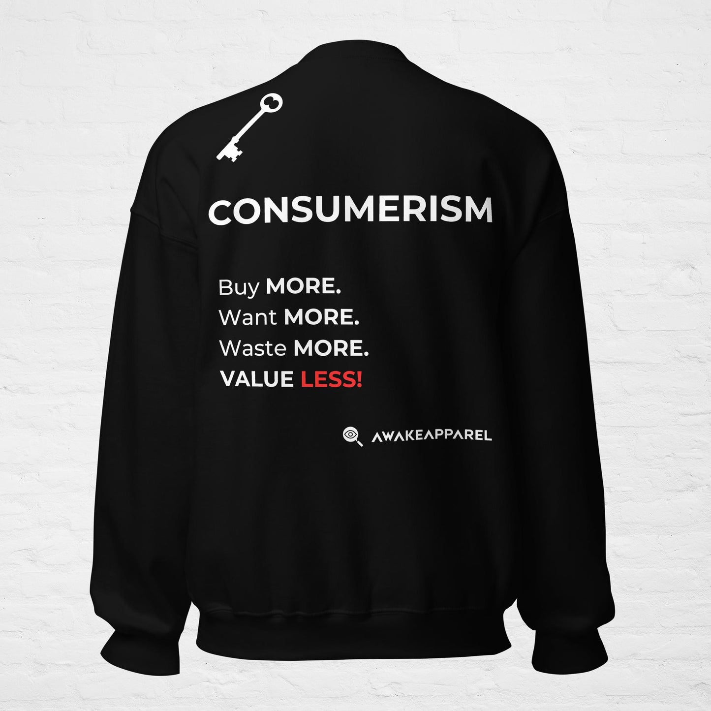 Collection KYE : Consumérisme – Unisexe – Sweat-shirt