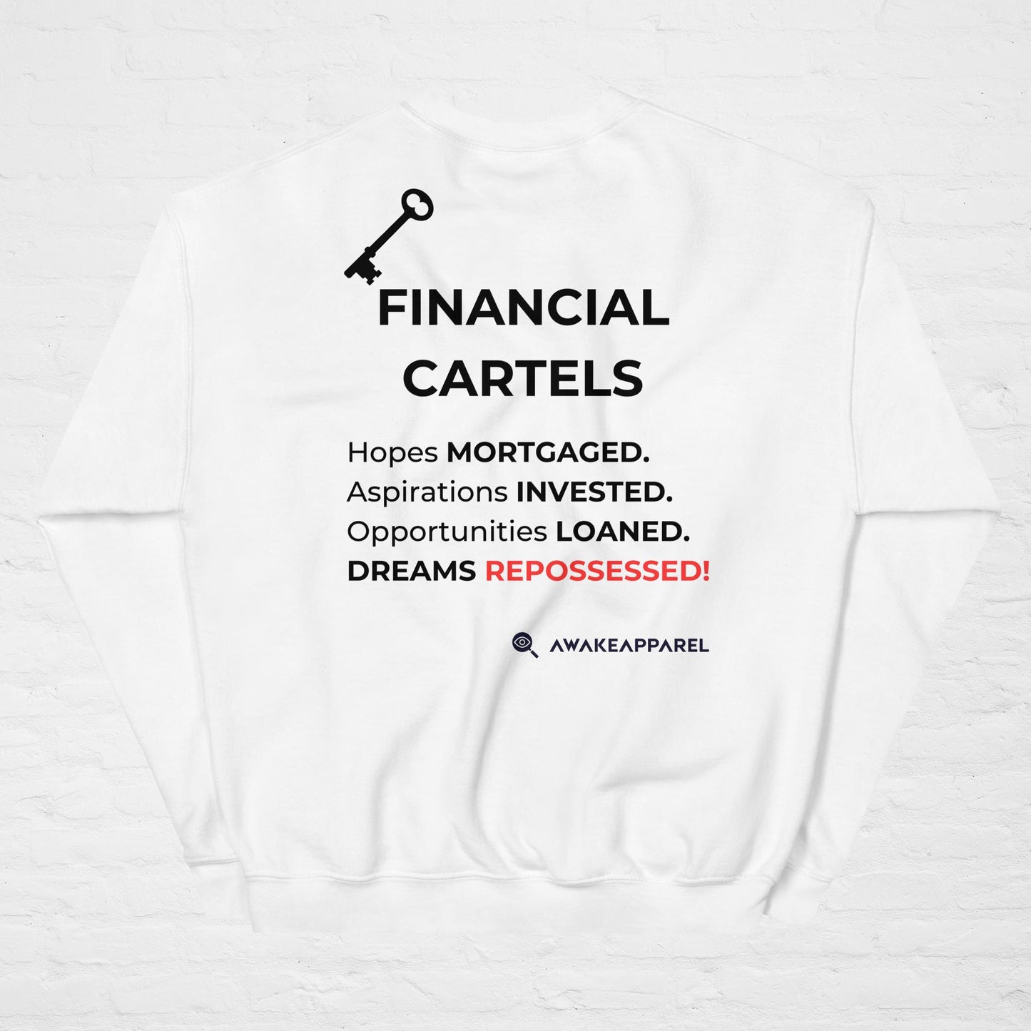 Colección KYE: Carteles financieros - Unisex - Sudadera