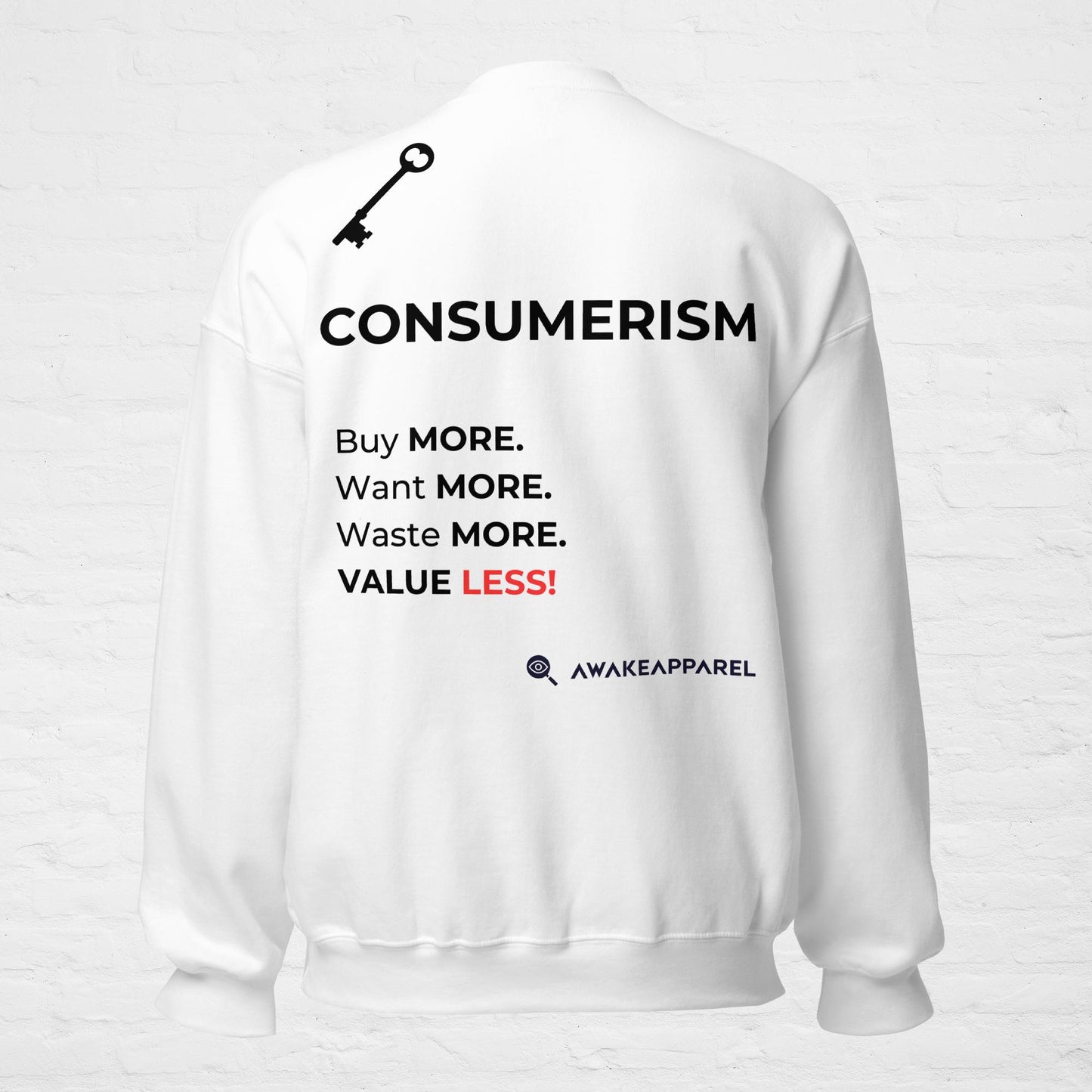 Collection KYE : Consumérisme – Unisexe – Sweat-shirt