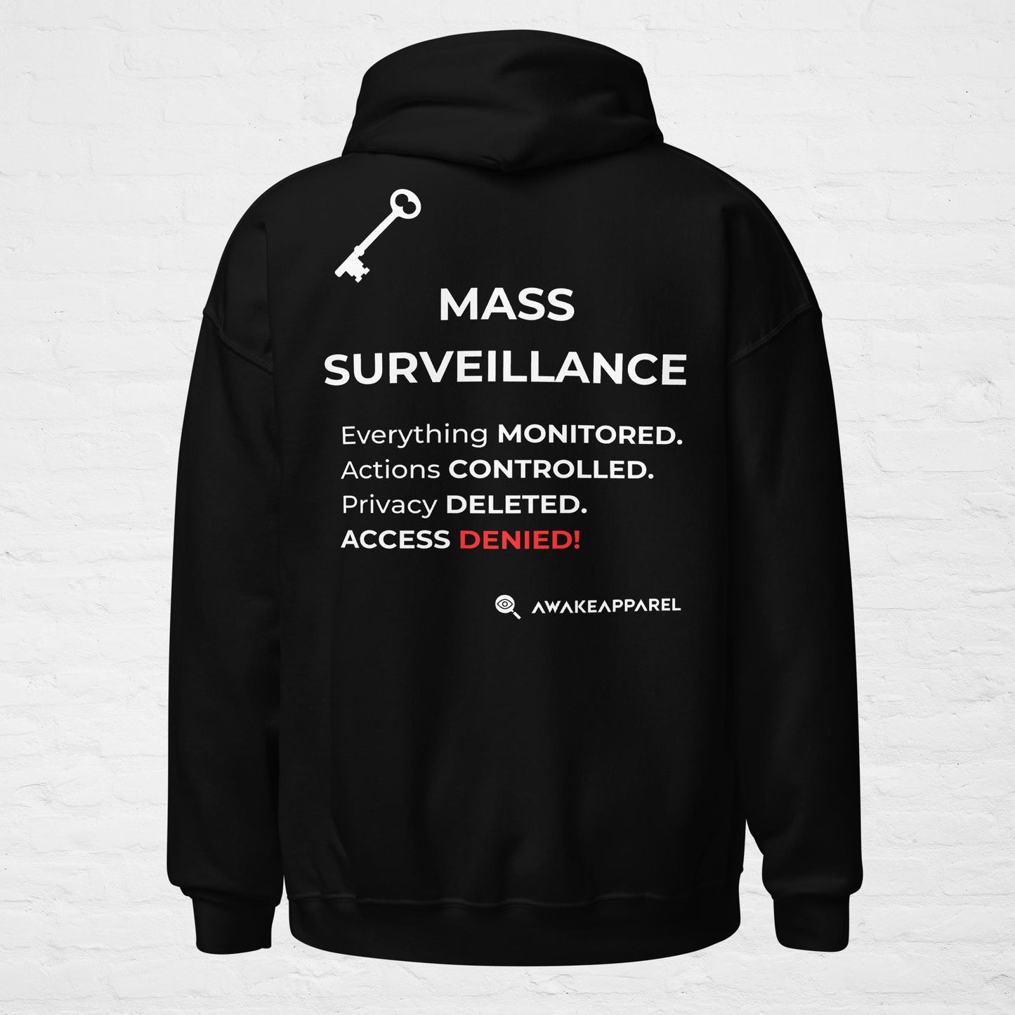 Collection KYE : Surveillance de masse – Sweat à capuche