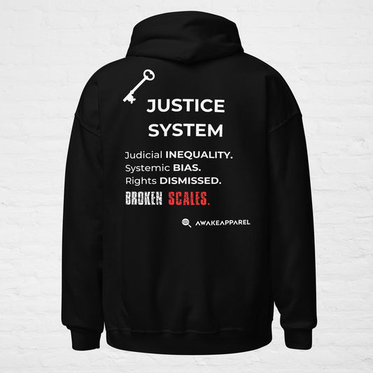 Colección KYE: Sistema de justicia – Sudadera con capucha