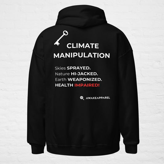 Colección KYE: Manipulación del clima – Sudadera con capucha