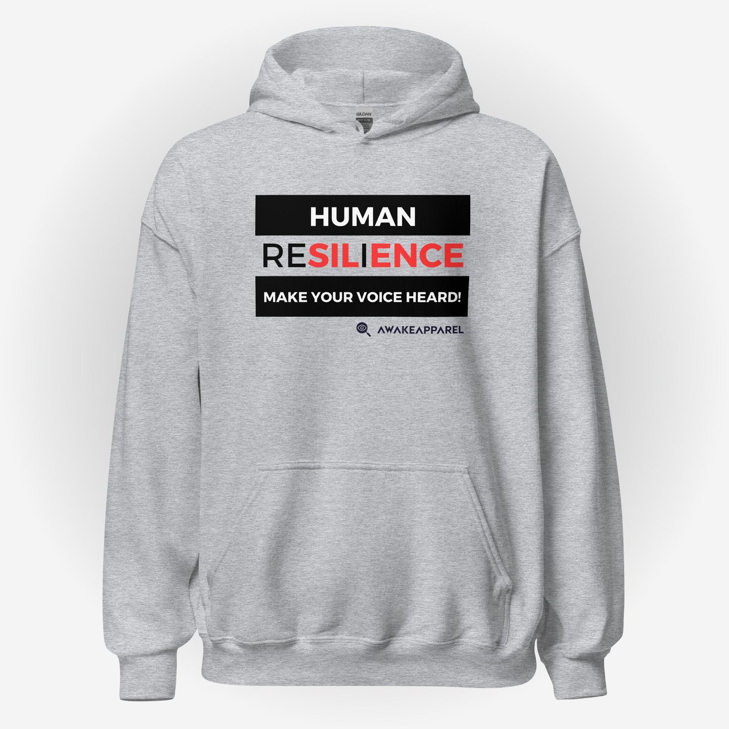 Collection Double Take : RÉSILIENCE HUMAINE - Sweat à capuche