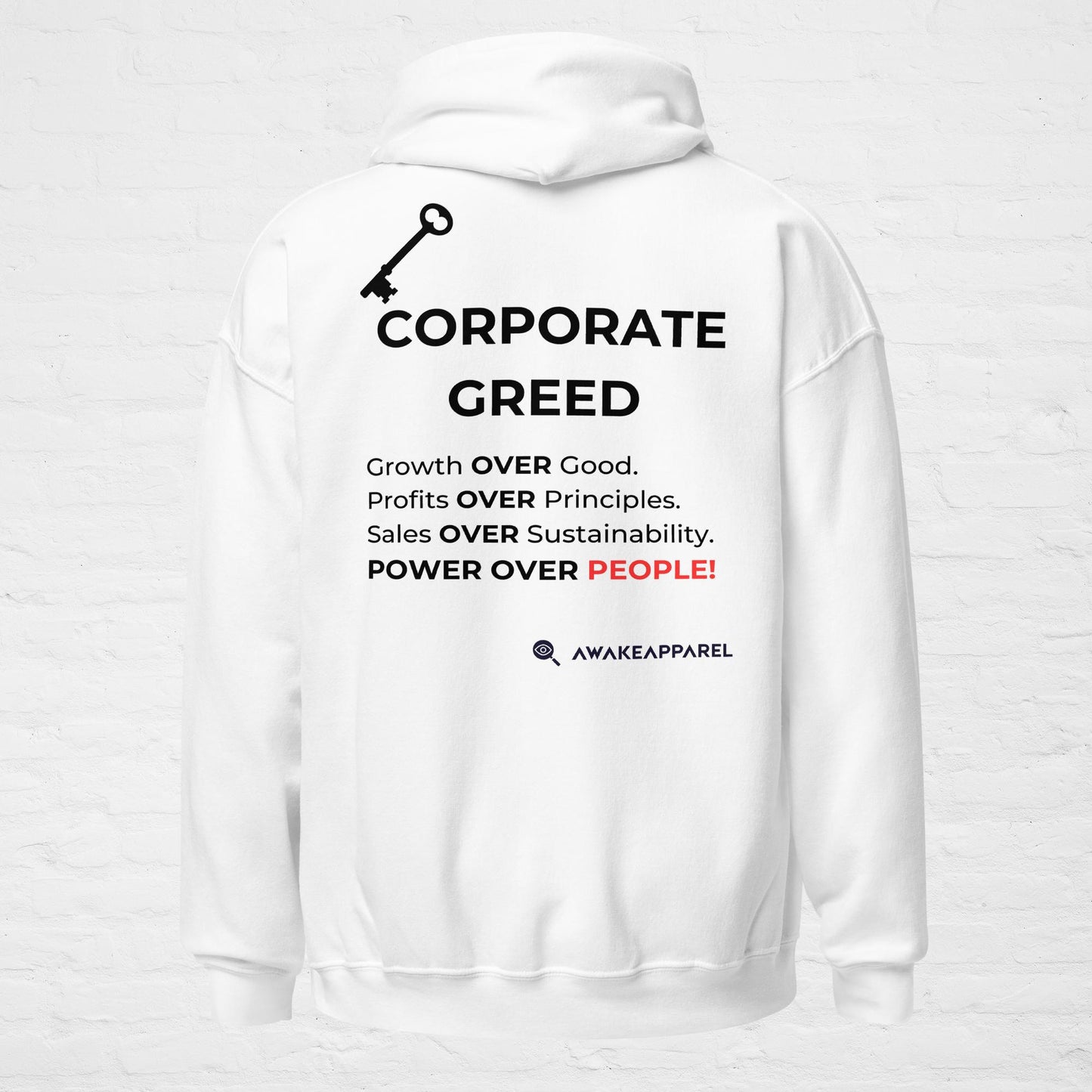 Colección KYE: Corporate Greed – Sudadera con capucha