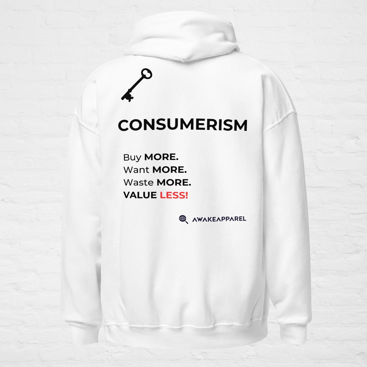 Colección KYE: Consumismo – Sudadera con capucha