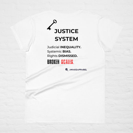 Colección KYE: Sistema de justicia - Camiseta - Mujer