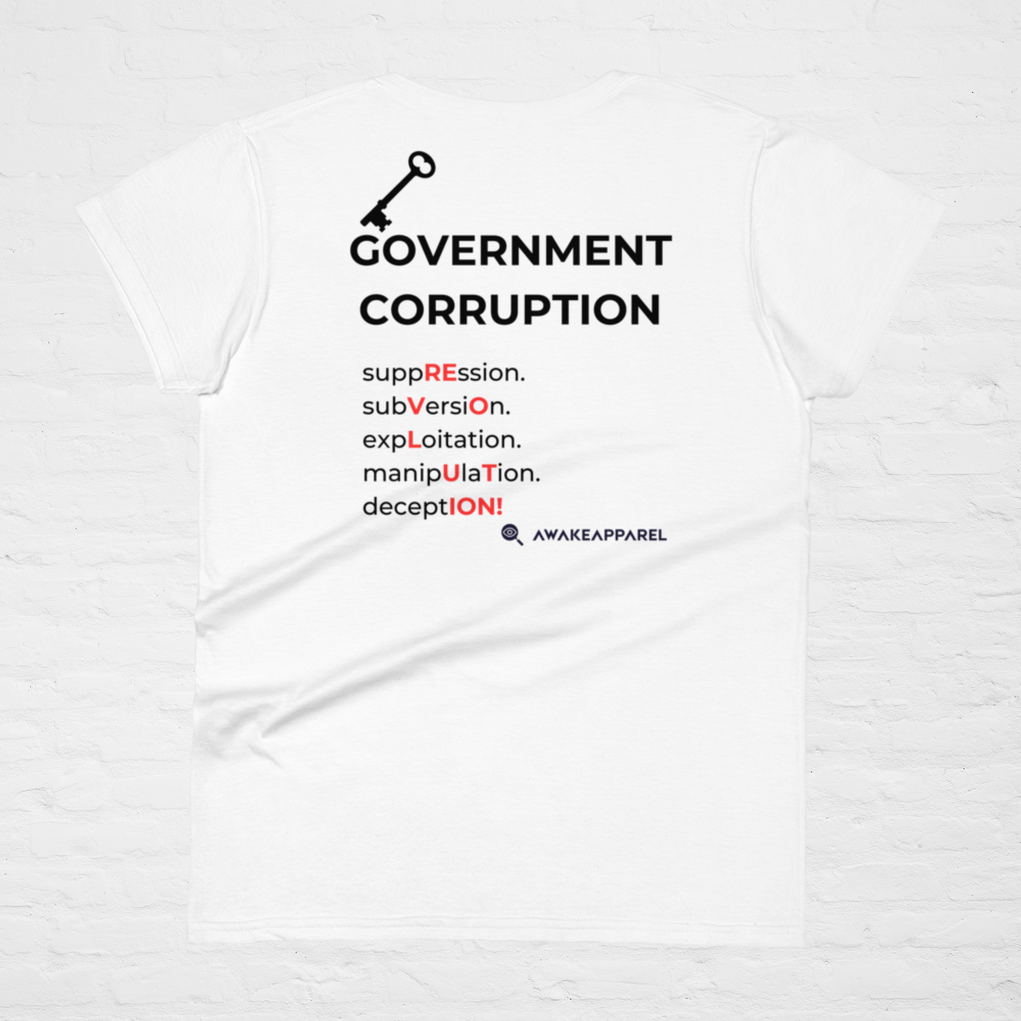 Collection KYE : Corruption gouvernementale - T-shirt - Femme